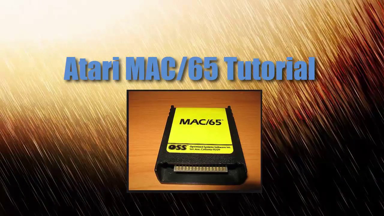 atari emulator and mac 65